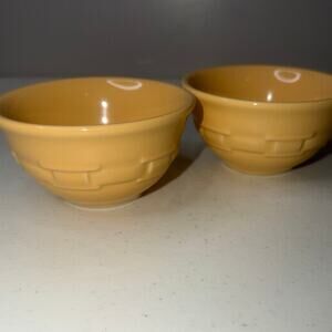Longaberger Woven Traditions Butternut Yellow 16oz Soup Salad Dessert Bowl